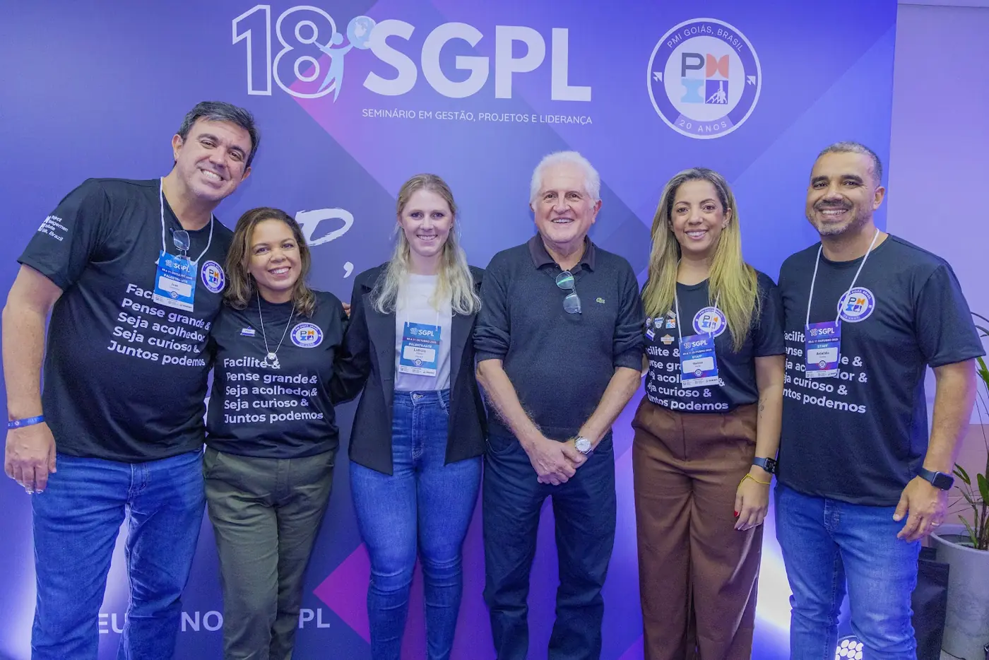 Equipe organizadora do SGPL em Goiânia