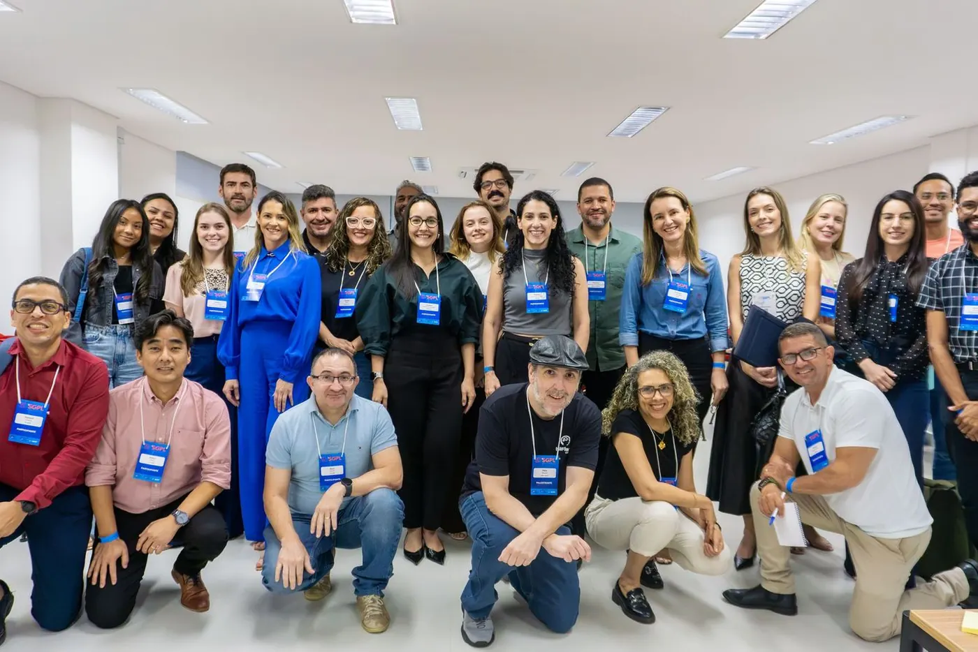 Participantes do 19º SGPL reunidos para foto de grupo