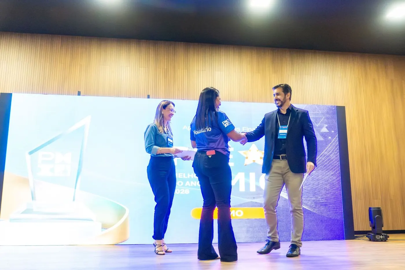 Premiação no palco do 19º SGPL